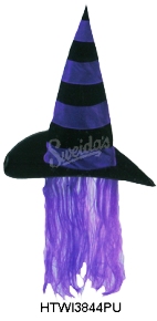 Purple hat with purple hair