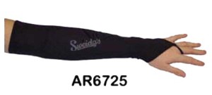 41cm long black fingerless Gloves