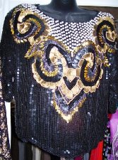 fully beaded & sequined Top. $185-00