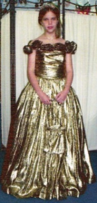 Exclusive Gold Lame dress original