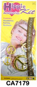 Hippy headband  Necklace  Earing set