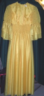 Original Yellow 60s Shirred dress $100.